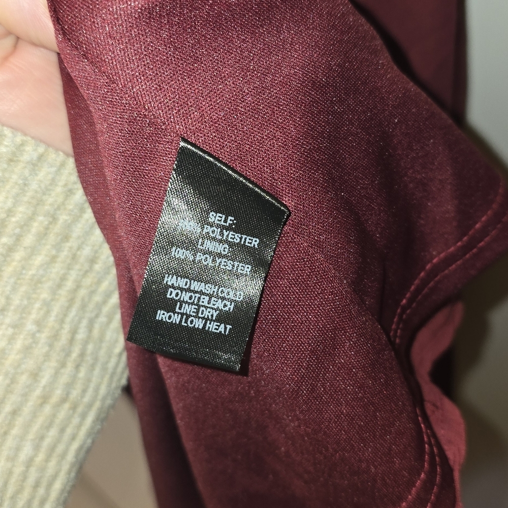 Lulus Flutter And Flow Burgundy Embroidered Maxi - Picture 13 of 13